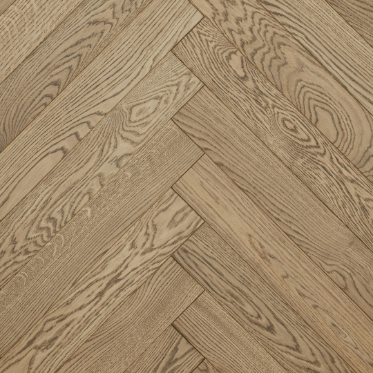 Инженерная доска Karelia HERRINGBONE  Oak Beige NATUR 1S OIL MAT