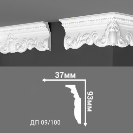 Потолочный плинтус Де-Багет ДП 09/100