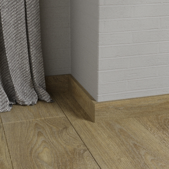 Плинтус МДФ Fine Floor  Дуб Лацио