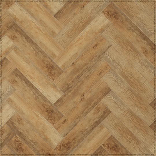 Кварцвиниловая плитка (LVT) Fine Floor FF-WOOD Craft Small Plank Дуб Петра