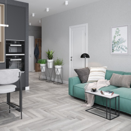 Виниловый ламинат (SPC) Alpine Floor LIGHT PARQUET  Дуб Лейтена