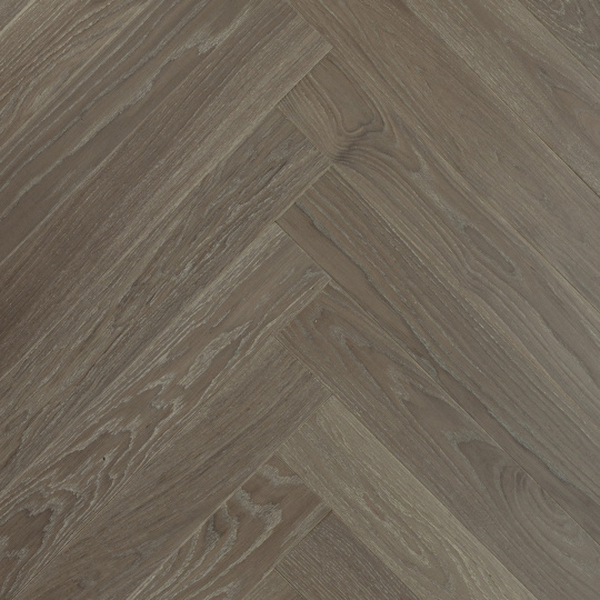 Инженерная доска Karelia HERRINGBONE  Oak Anvil NATUR 1S OIL MAT