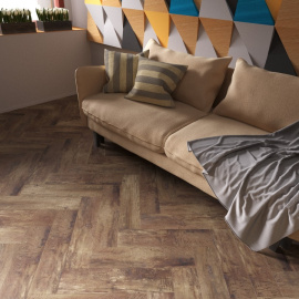 Кварцвиниловая плитка (LVT) Fine Floor FF-RICH Craft Short Plank Дуб Виндзор