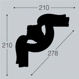 Bello Deco Угол декоративный М15У2