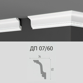 Потолочный плинтус Де-Багет ДП 07/60 