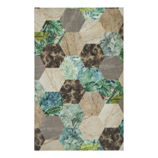 Коврик Icarpet PRINT Соты Тропики 102