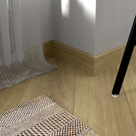 Плинтус МДФ Fine Floor  Дуб Квебек