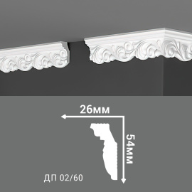Потолочный плинтус Де-Багет ДП 02/60