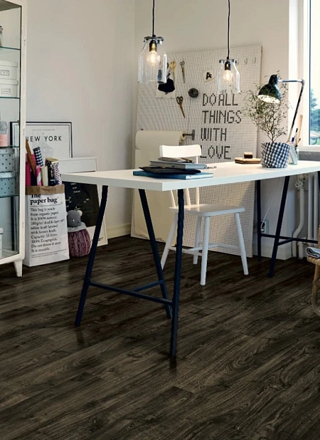 Кварц-винил (LVT) Pergo OPTIMUM CLICK  Дуб Сити Чёрный