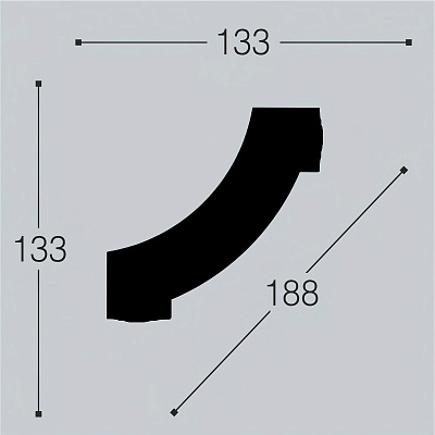 Bello Deco Угол декоративный М12У1