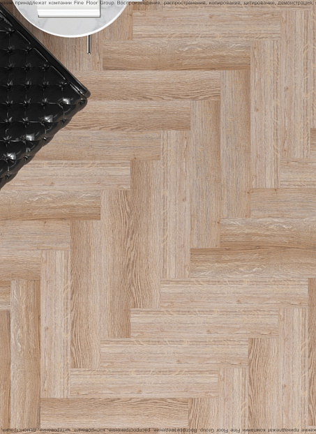Виниловый ламинат (SPC) CronaFloor HERRINGBONE  Дуб Лилль сторона L/R - 50/50