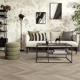 Виниловый ламинат (SPC) Aberhof CHEVRON  Oak Marne сторона L/R - 50/50