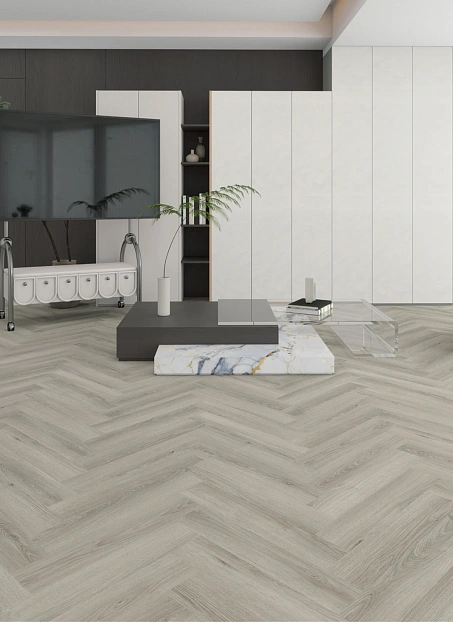 Виниловый ламинат (SPC) CM ФЛООР ПАРКЕТ (FLOOR PARKETT) Дуб Дымчатый