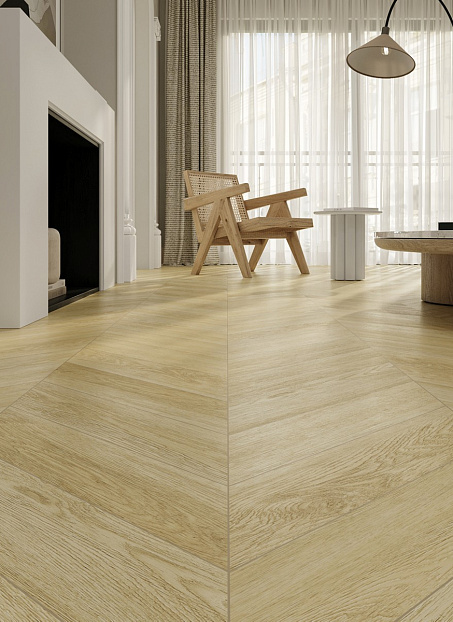 Кварцвиниловая плитка (LVT) Alpine Floor CHEVRON  Дуб Ваниль Селект