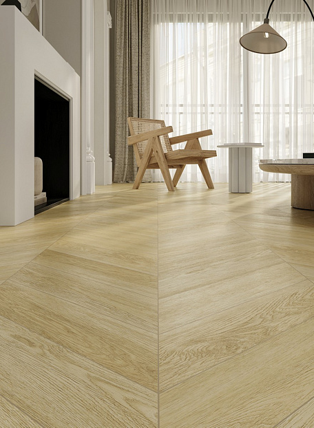 Виниловый ламинат (SPC) Alpine Floor CHEVRON  Дуб Ваниль Селект