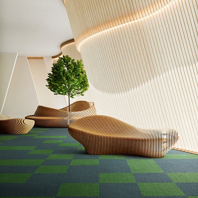 Ковровая плитка IVC Commercial IMMERSION Animate 699