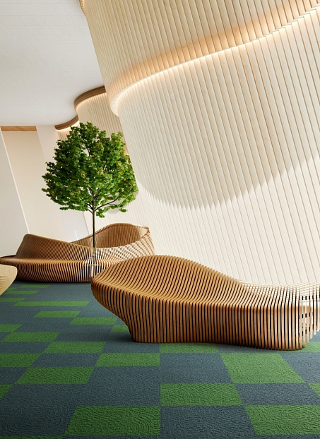 Ковровая плитка IVC Commercial IMMERSION Animate 699