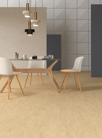 Линолеум модульный Marmoleum MODULAR MARBLED Barley t2707 шириной  м