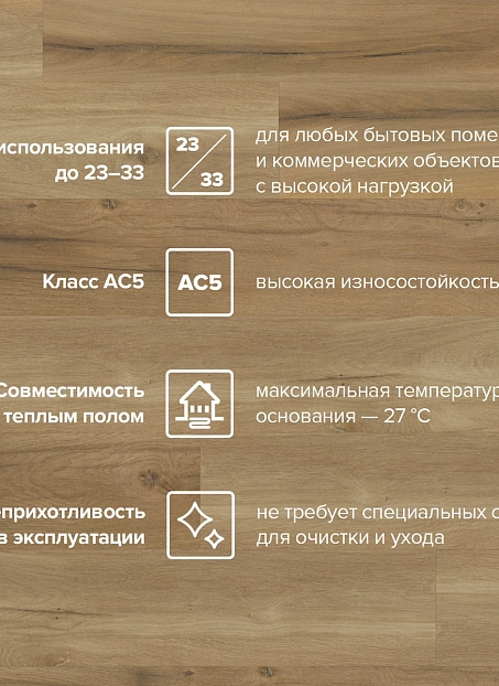 Ламинат Binyl PRO Дуб Аламос