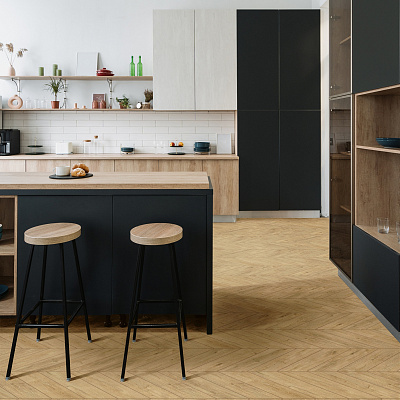 Виниловый ламинат (SPC) Aberhof CHEVRON  Oak Waterloo сторона L/R - 50/50