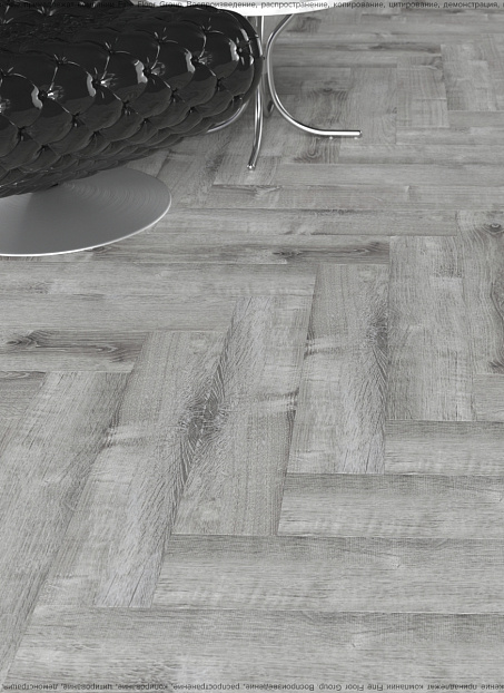 Виниловый ламинат (SPC) CronaFloor HERRINGBONE  Дуб Страсбург сторона L/R - 50/50