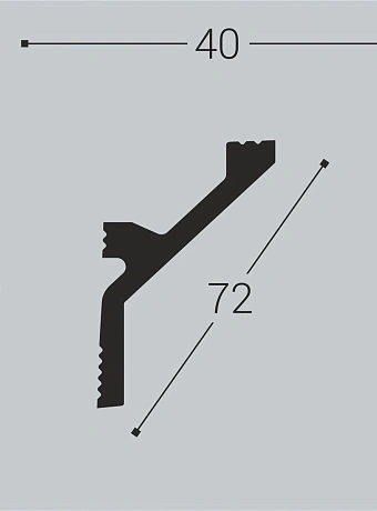 Карниз Bello Deco К12