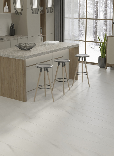 Ламинат Egger PRO Large 8-33 Aqua+ Мрамор Леванто Белый