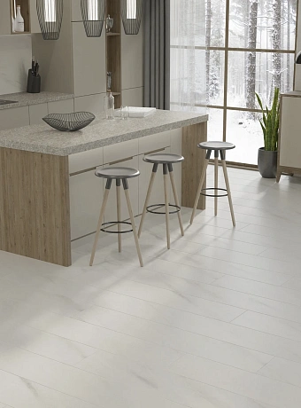 Ламинат Egger PRO Large 8-33 Aqua+ Мрамор Леванто Белый