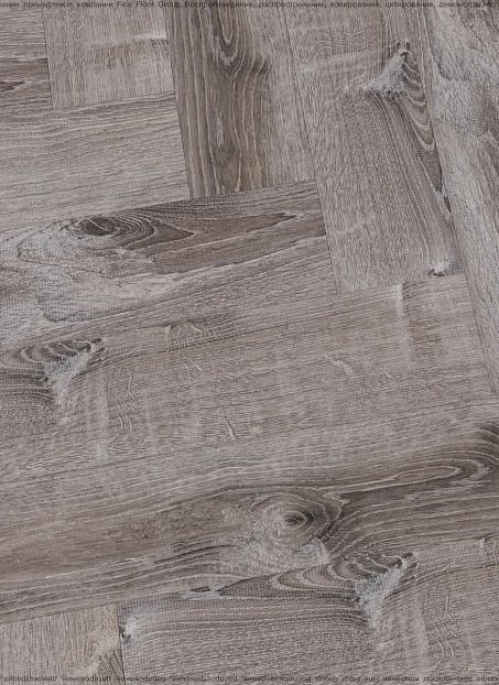 Виниловый ламинат (SPC) CronaFloor HERRINGBONE  Дуб Тулон сторона L/R - 50/50