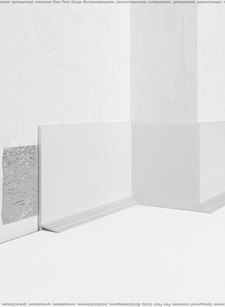 Плинтус напольный Dollken WLK50 White 1137