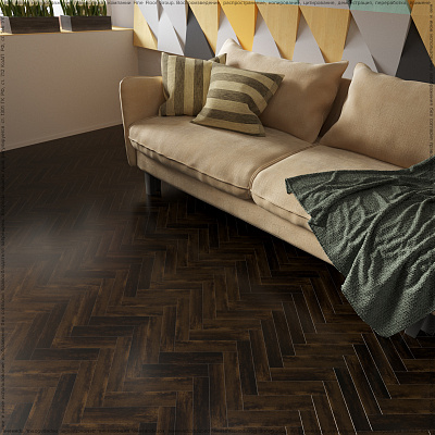 Кварцвиниловая плитка (LVT) Fine Floor FF-RICH Craft Small Plank Дуб Дожей
