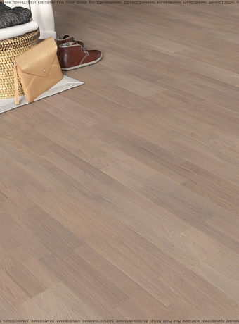 Паркетная доска Karelia LIGHT Oak Soft White NATUR 3S LAC MAT