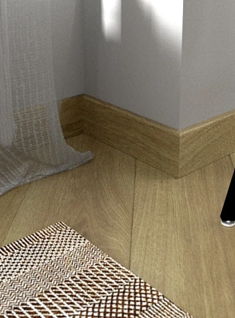 Плинтус МДФ Fine Floor Дуб Квебек