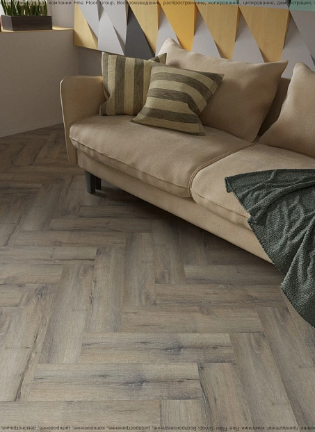 Кварц-винил (LVT) Fine Floor FF-RICH Craft Short Plank Дуб Девон