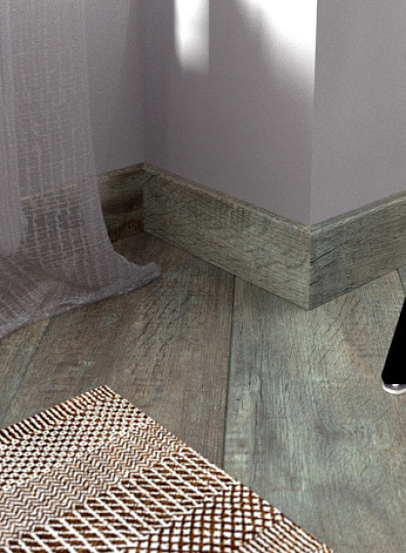 Плинтус МДФ Fine Floor  Дуб Этна