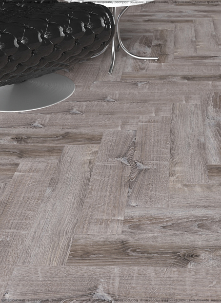 Виниловый ламинат (SPC) CronaFloor HERRINGBONE  Дуб Тулон сторона L/R - 50/50