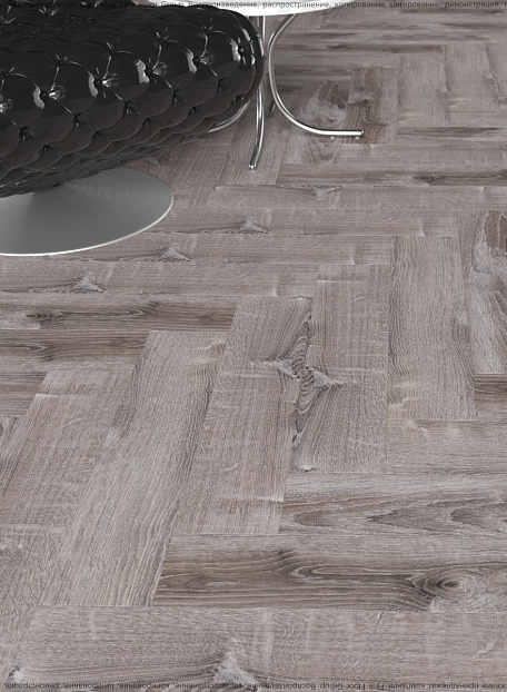 Виниловый ламинат (SPC) CronaFloor HERRINGBONE  Дуб Тулон сторона L/R - 50/50