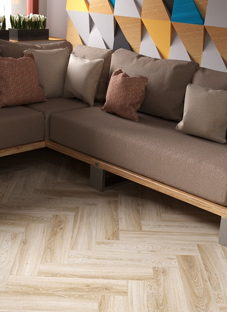 Кварцвиниловая плитка (LVT) Fine Floor FF-WOOD Craft Short Plank Дуб Хэмптон-Корт