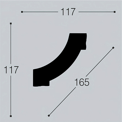 Bello Deco Угол декоративный М15У1