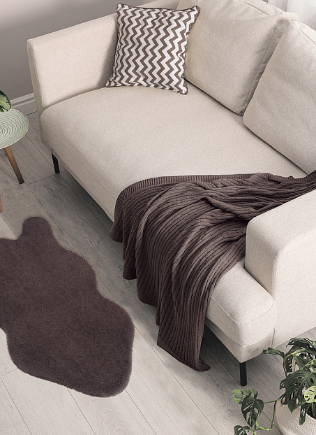 Коврик Shahintex ШКУРА Шиншилла 02