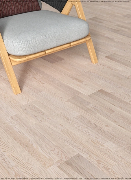 Паркетная доска Polarwood CLASSIC Дуб Тундра Белый (Oak Tundra White) NATUR 3S LAC MAT