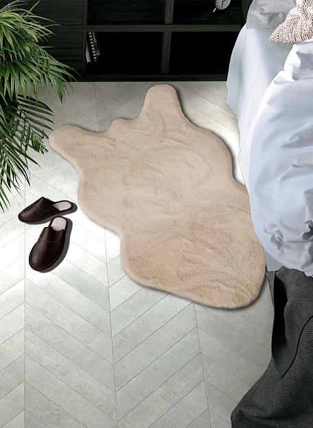 Коврик Shahintex ШКУРА Жемчужный 08