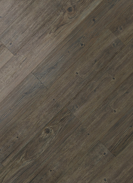 Кварцвиниловая плитка (LVT) EcoClick ECOWOOD CL  Дуб Тёмный