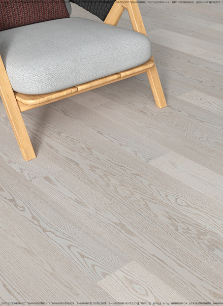 Паркетная доска Polarwood CLASSIC  Ash Premium Dover COUNTRY 1S LAC MAT
