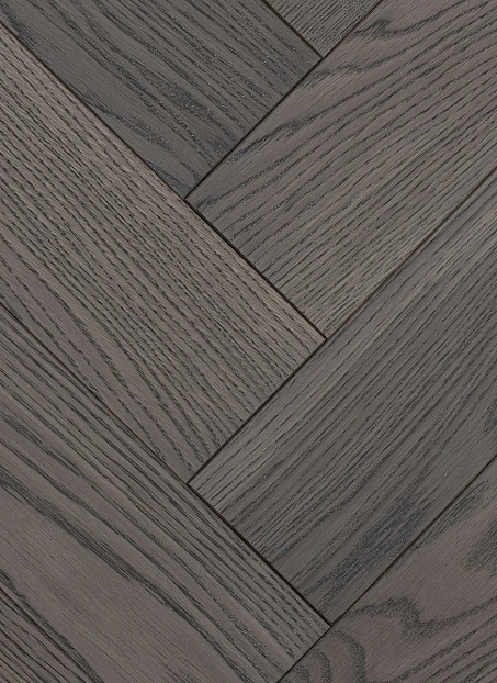 Инженерная доска Karelia HERRINGBONE Дуб Шифон (Oak Chifon) NATUR 1S OIL MAT