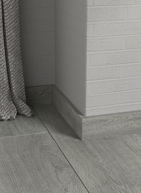 Плинтус МДФ Fine Floor  Дуб Рейн>