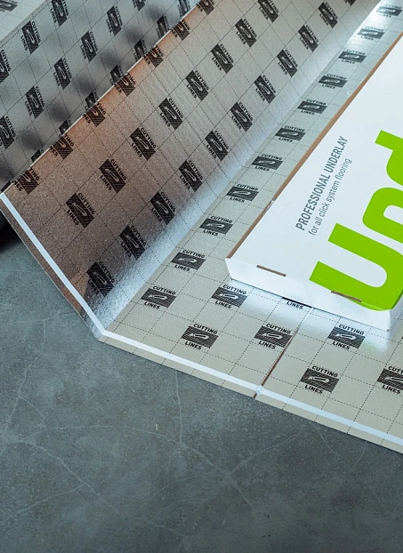 Подложка под напольные покрытия UnderFloor SILVER LINE