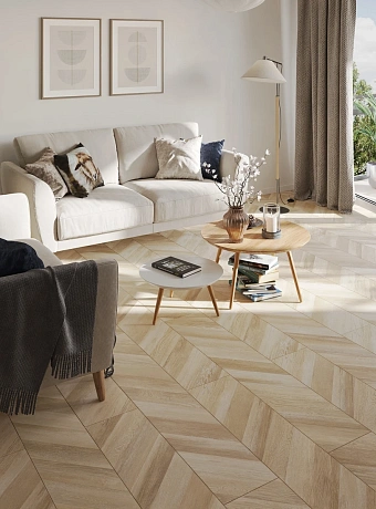 Ламинат Egger PRO Large 8-33 Елка Дуб Кестинкорт Мокко правая