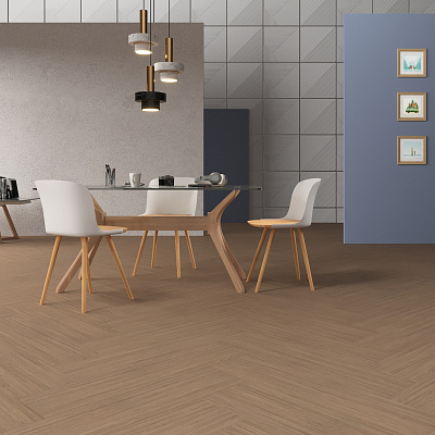 Линолеум модульный Marmoleum MODULAR TEXTURA Withered Prairie шириной  м