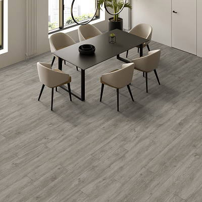 Кварцвиниловая плитка (LVT) Juteks CARBON  Mild Grey 5116